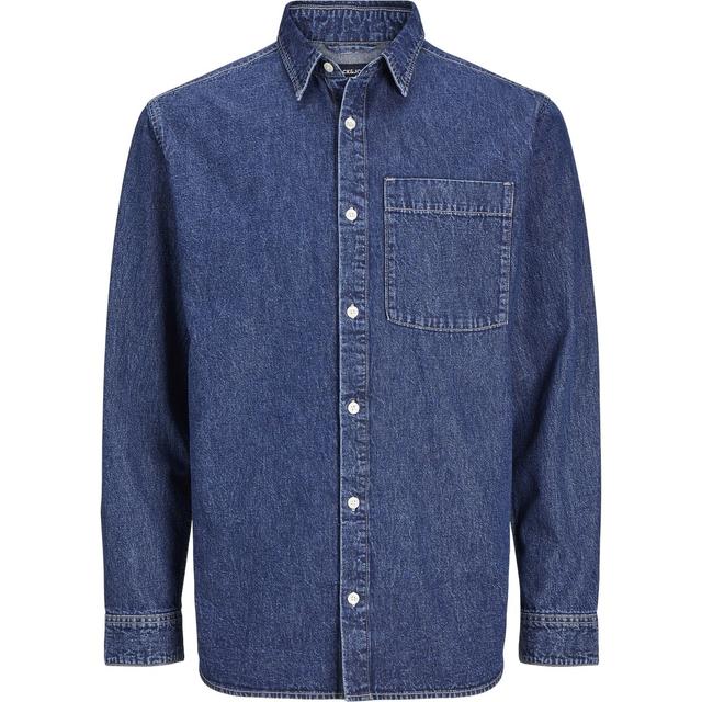 Marškiniai ilgomis rankovėmis vyrams, Mėlyna, Creek