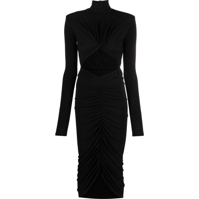 Midi suknelė moterims, Juoda, Kim cutout midi dress