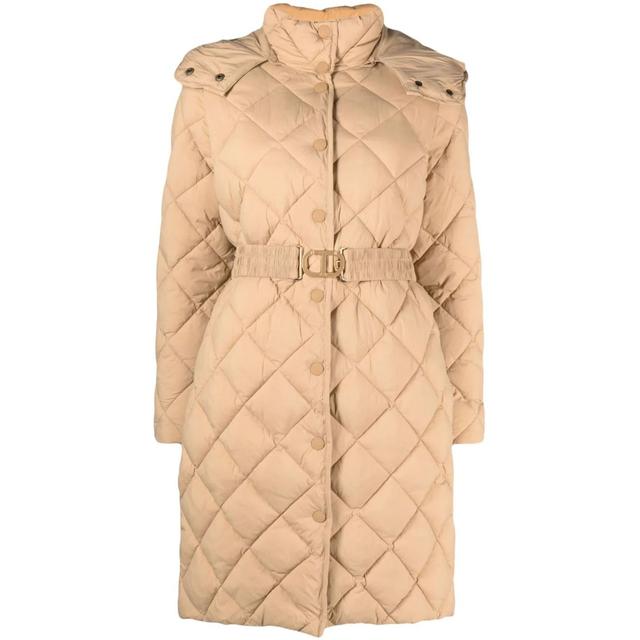 Pūkinė striukė moterims, Ruda, Puffed jacket