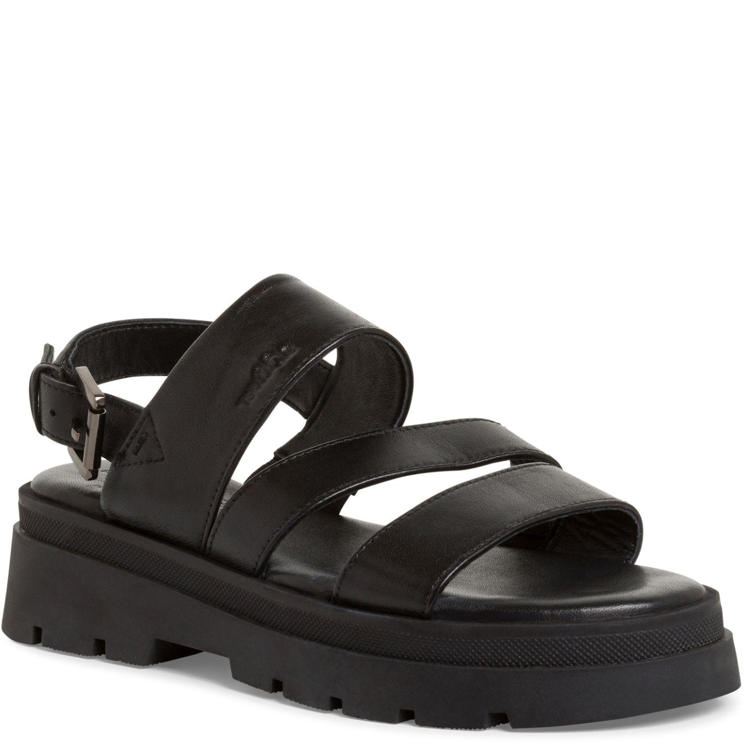 Basutės moterims, Juoda, SANDALS