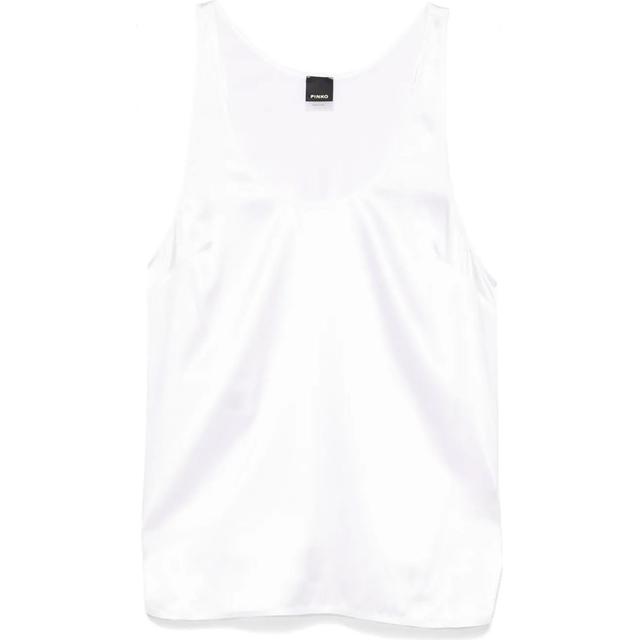 Marškiniai be rankovių moterims, Balta, Crazy tank top