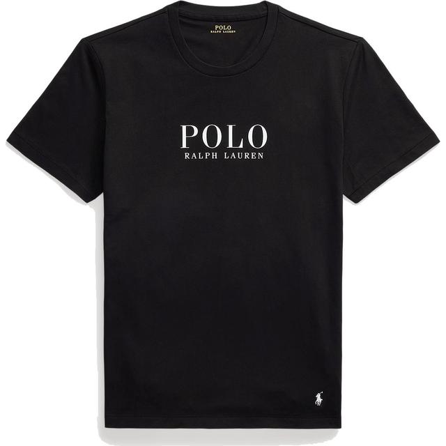 Marškinėliai trump. rankovėmis vyrams, Juoda, Crewneck sleep top