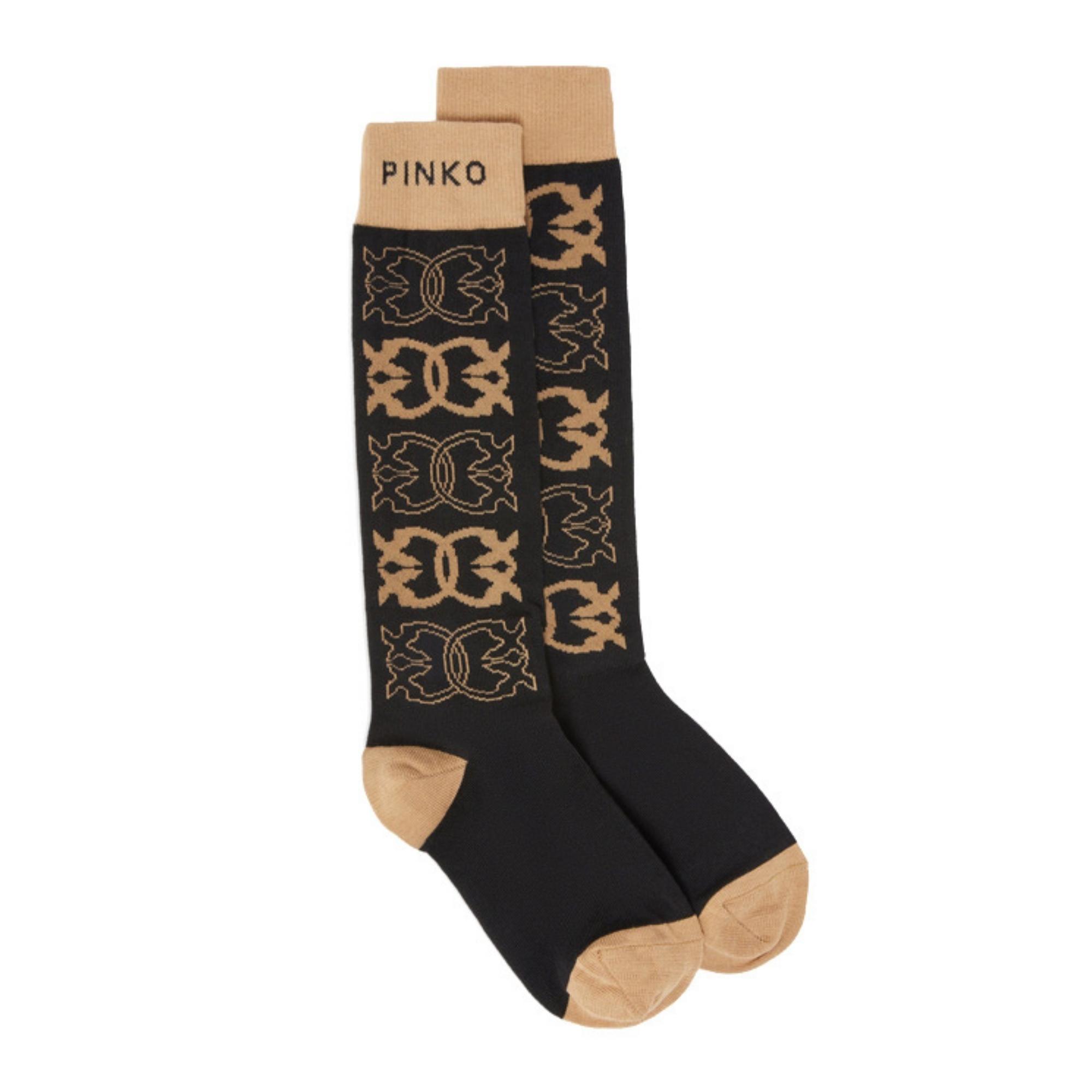 Kojinės moterims, Juoda, Monaco socks