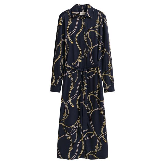 Midi suknelė moterims, Mėlyna, 4503480-433 Midi dress