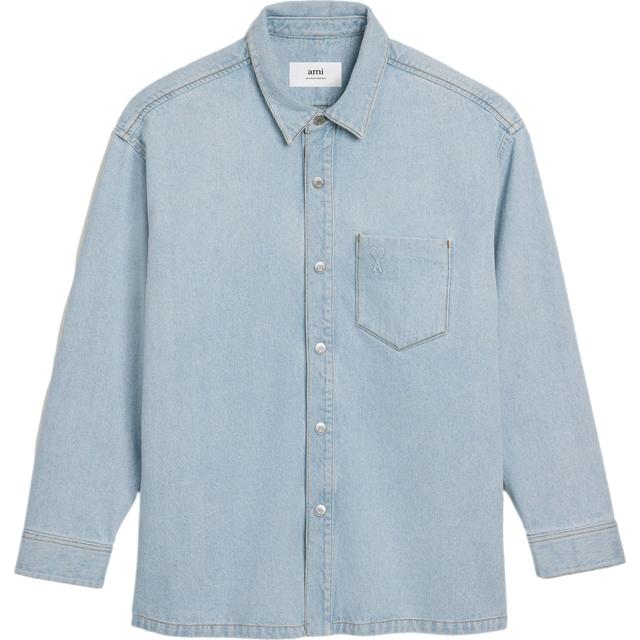 Marškiniai, Mėlyna, Denim overshirt