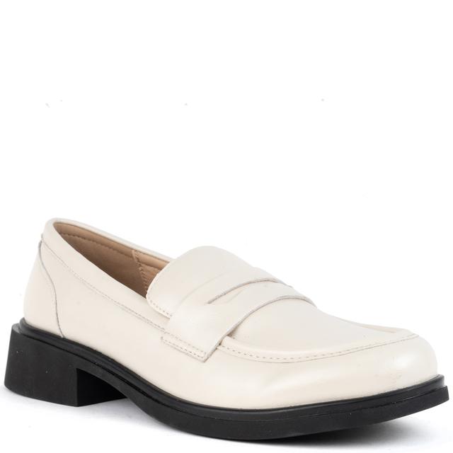 Loaferiai moterims, Balta, Loafers 25SS, SANTINO MILANO
