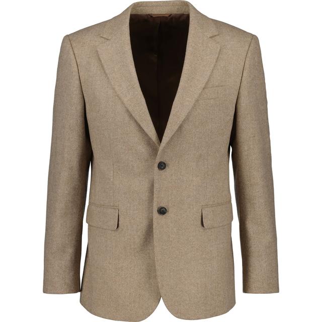 Švarkas vyrams, Ruda, Slim herringbone suit blazer