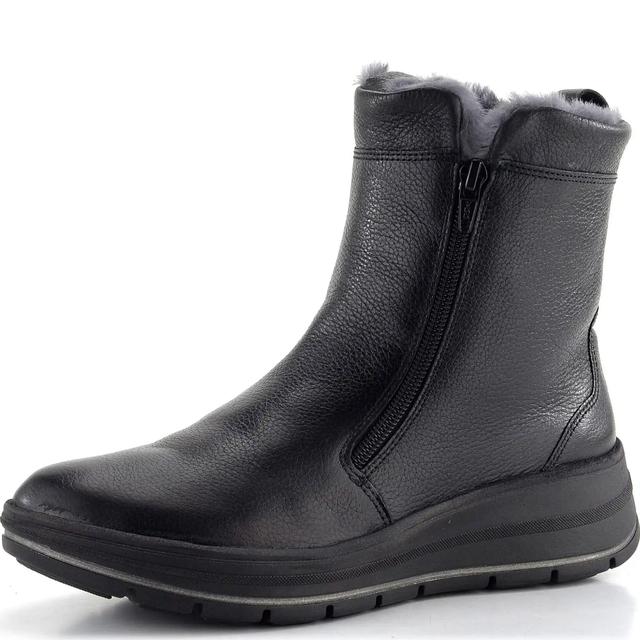 Pašiltinti aulinukai moterims, Juoda, Calais keil booties