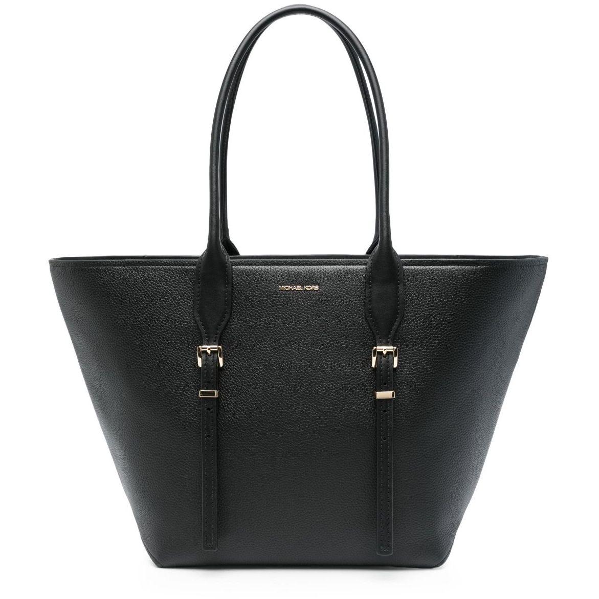 Pirkinių krepšys moterims, Juoda, Lg buckle tote