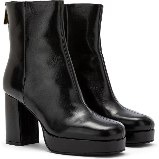 Aulinukai moterims, Juoda, Charlie zip booties