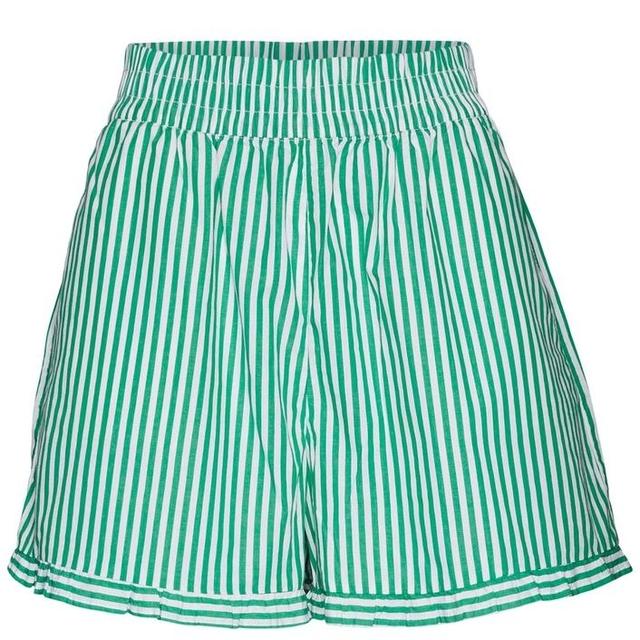 Šortai moterims, Žalia, NMLISA HW RUFFLE SHOR