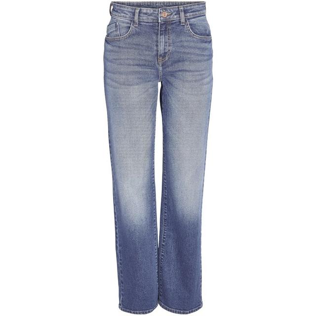 Tiesūs džinsai moterims, Mėlyna, NMYOLANDA NW WIDE JEA