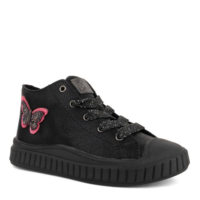 Aulinukai mergaitėms, Juoda, Girls Kids Sneakers High