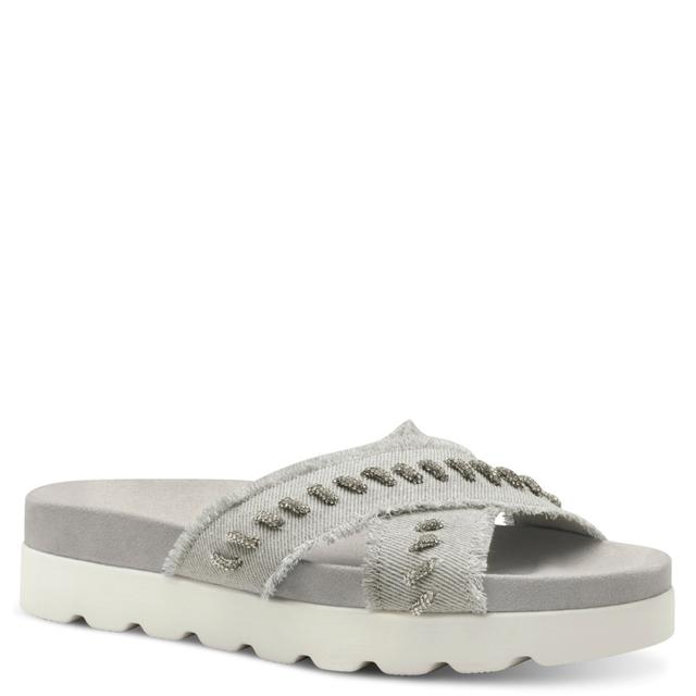 Klumpės moterims, Pilka, Mules