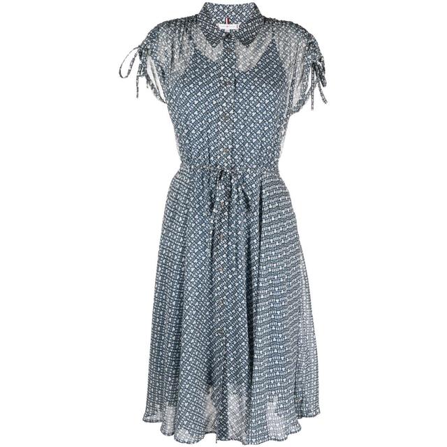 Midi suknelė moterims, Mėlyna, Amd chiffon midi dress