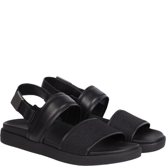 Basutės vyrams, Juoda, Back strap sandal