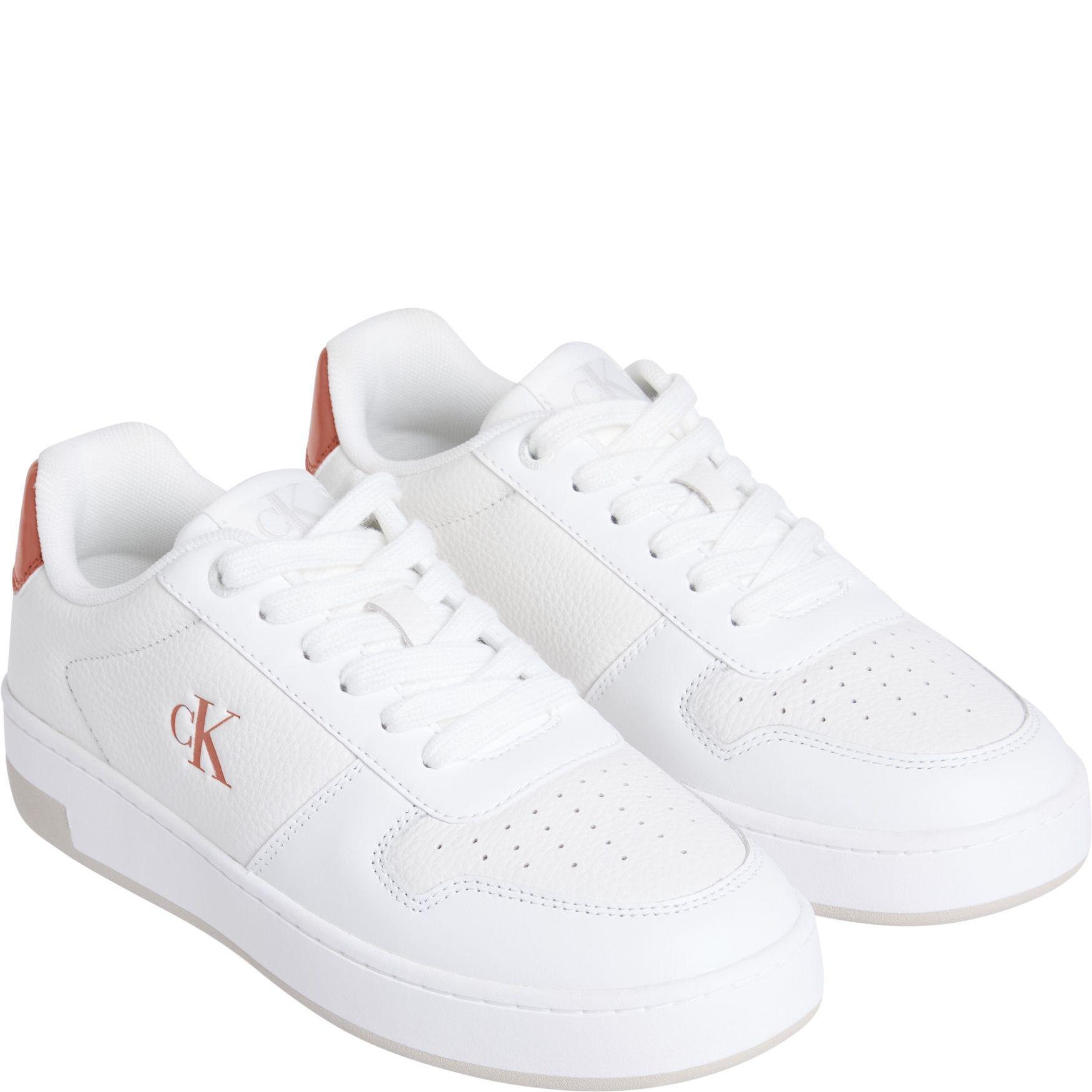 Laisvalaikio bateliai moterims, Balta, Basket cupsole low sneaker