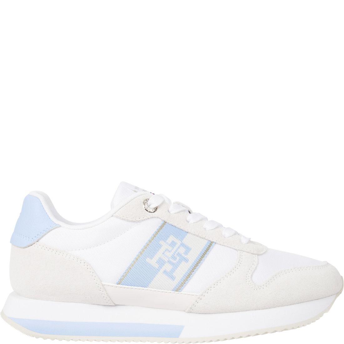 Sportiniai bateliai moterims, Mėlyna, Runner with webbing sport shoe