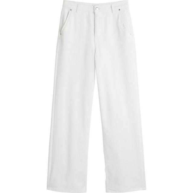 Platūs džinsai moterims, Balta, Wide leg 502908512223