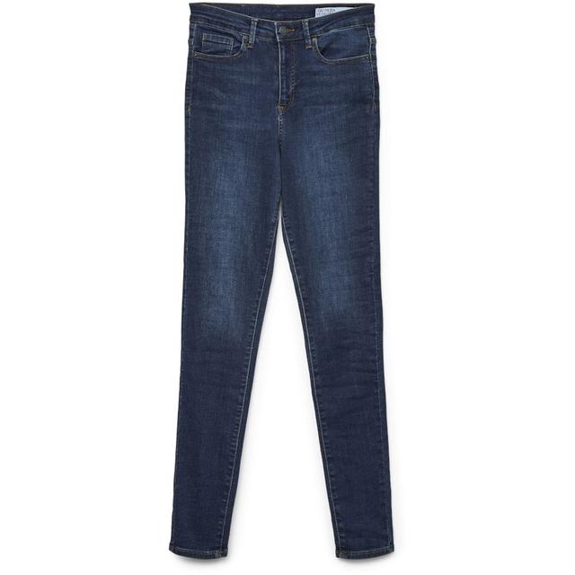 Aptempti džinsai moterims, Mėlyna, VMSOPHIA HW SKINNY J