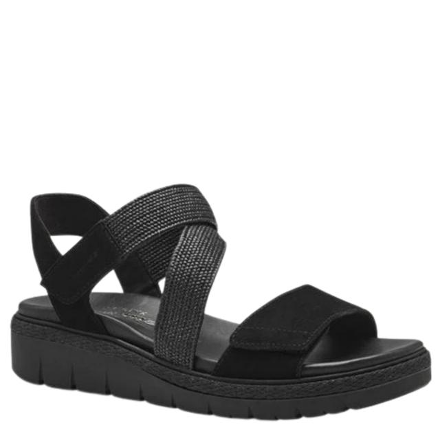 Basutės moterims, Juoda, Sandals