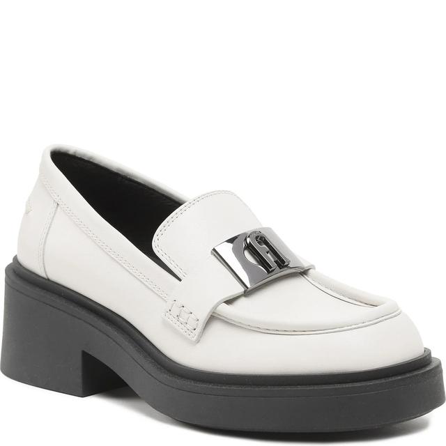 Loaferiai moterims, Balta, Furla college loafer