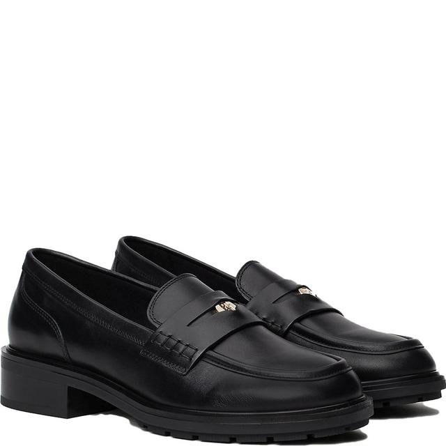 Loaferiai moterims, Juoda, Penny loafer