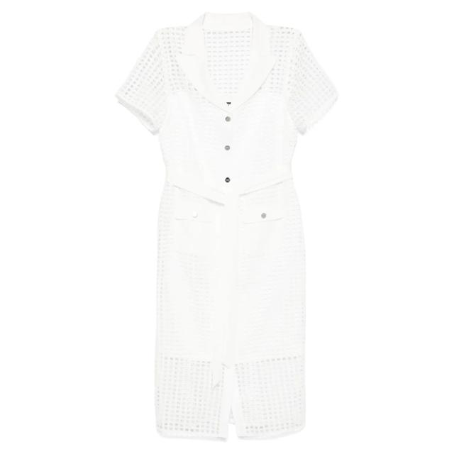Midi suknelė moterims, Kūno, S/s grid lace midi dress