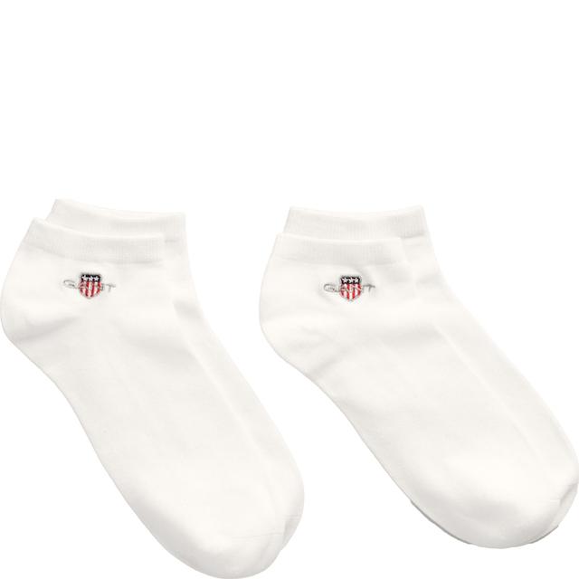 Kojinės vyrams, Balta, SHIELD ANKLE SOCKS 2-PACK