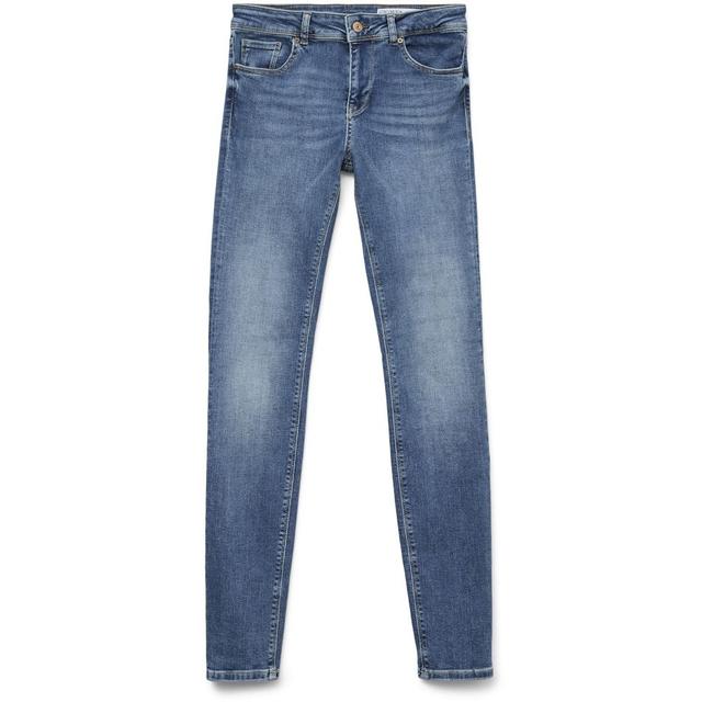 Slim džinsai moterims, Mėlyna, VMLUX MR SLIM JEANS