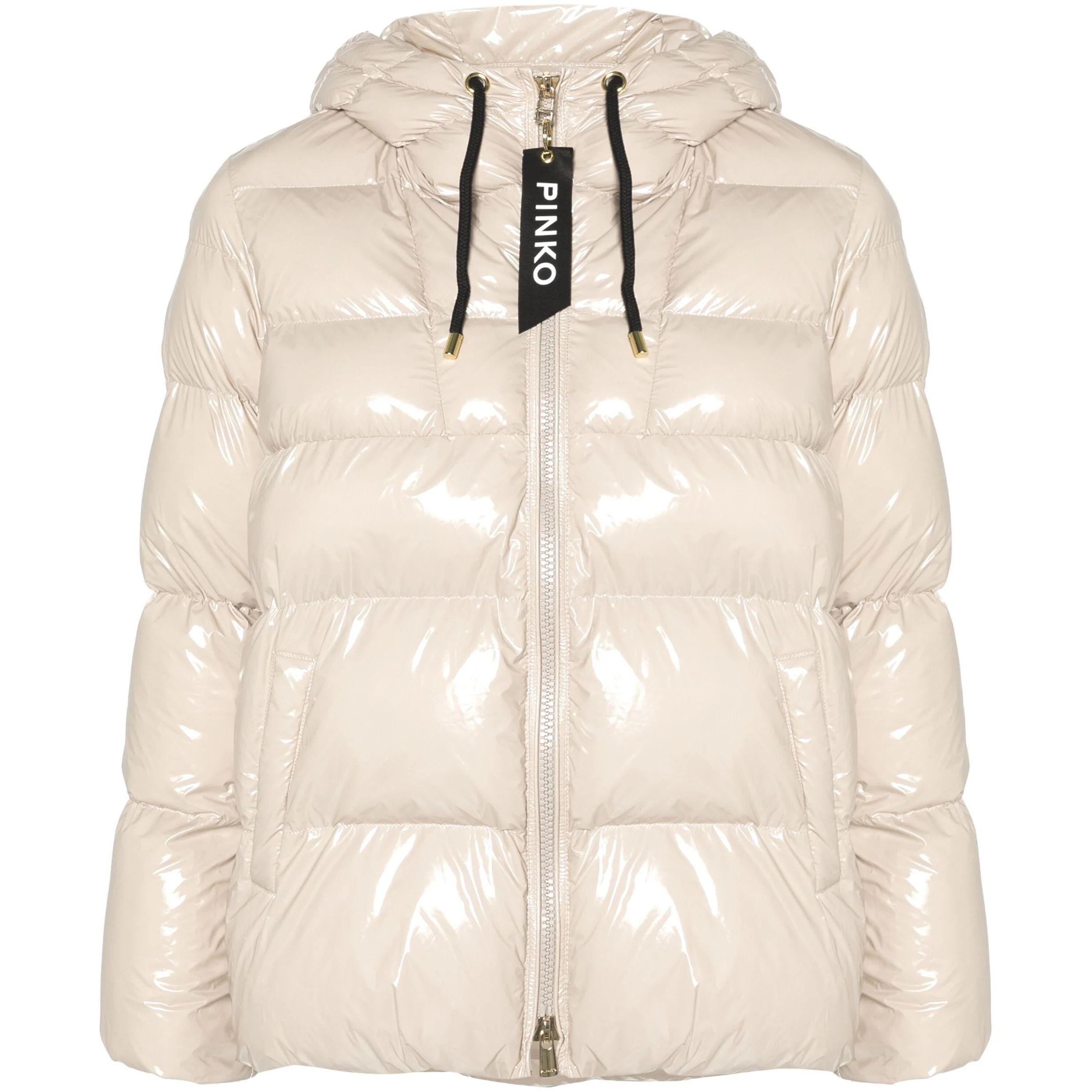 Pūkinė striukė moterims, Smėlio, Eleodoro padded jacket