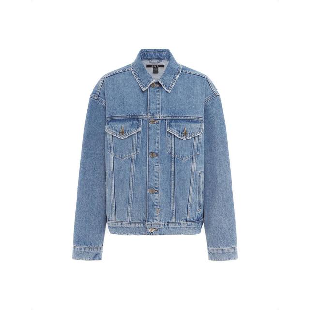 Džinsinis švarkas moterims, Mėlyna, Oversized jacket heritage