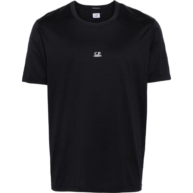 Marškinėliai trump. rankovėmis vyrams, Mėlyna, Mercerized jersey logo t-shirt