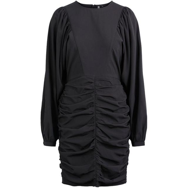 Midi suknelė moterims, Juoda, PCOLA LS DRESS D2D