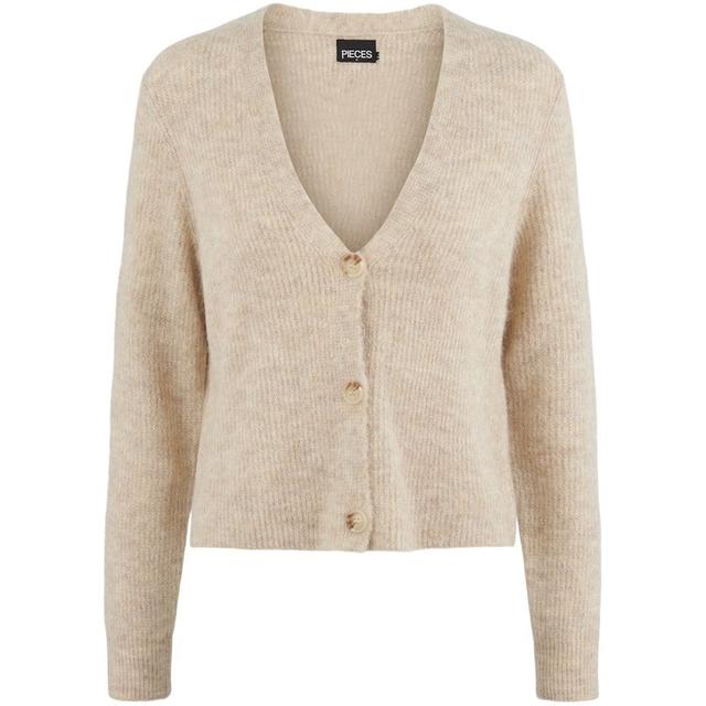 Kardiganas moterims, Balta, PCELLEN LS KNIT CARD