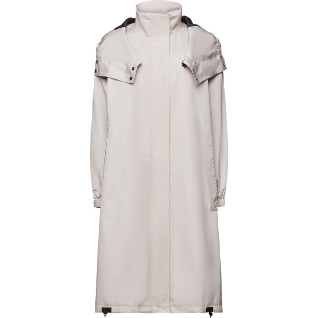 Paltas moterims, Smėlio, Detachable Hooded Jacket