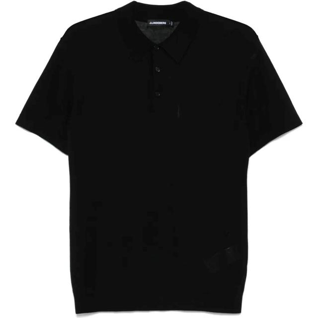 Polo marškiniai trumpos rank. vyrams, Juoda, Ridge lyocell silk polo