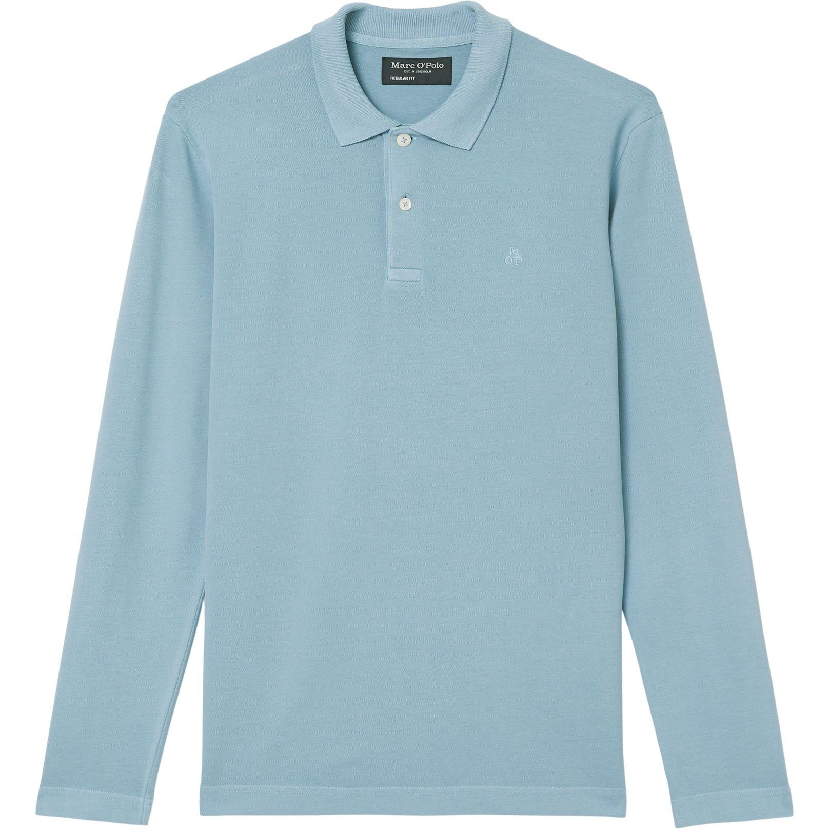 Polo marškiniai ilgos rank. vyrams, Mėlyna