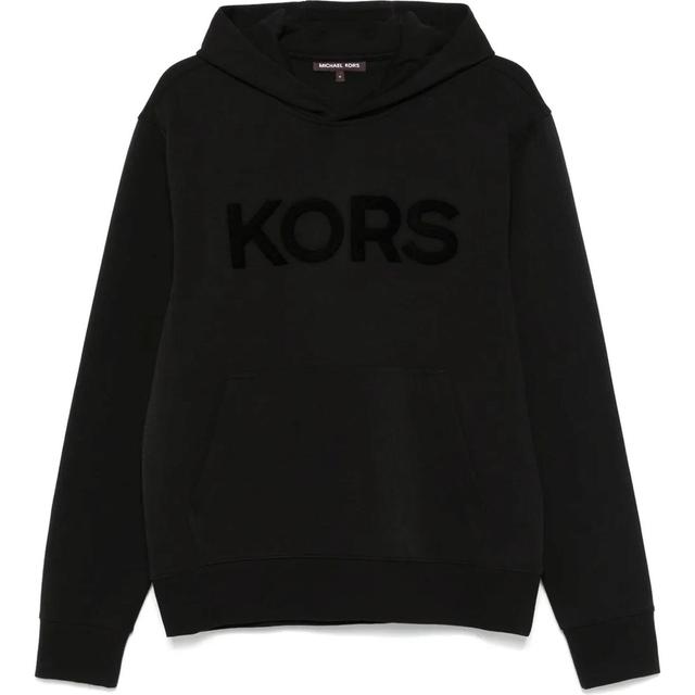 Džemperis vyrams, Juoda, Kors tufted logo po hood