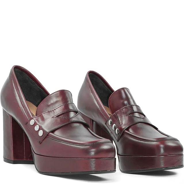 Loaferiai moterims, Vyšninė, Charlie clam loafers