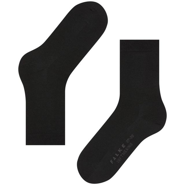 Kojinės moterims, Juoda, Softmerino SO