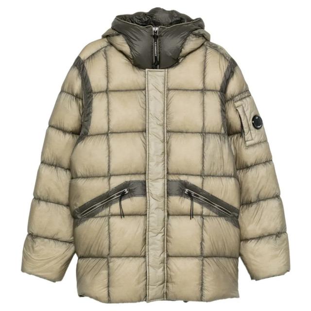 Pūkinė striukė vyrams, Ruda, Long jacket