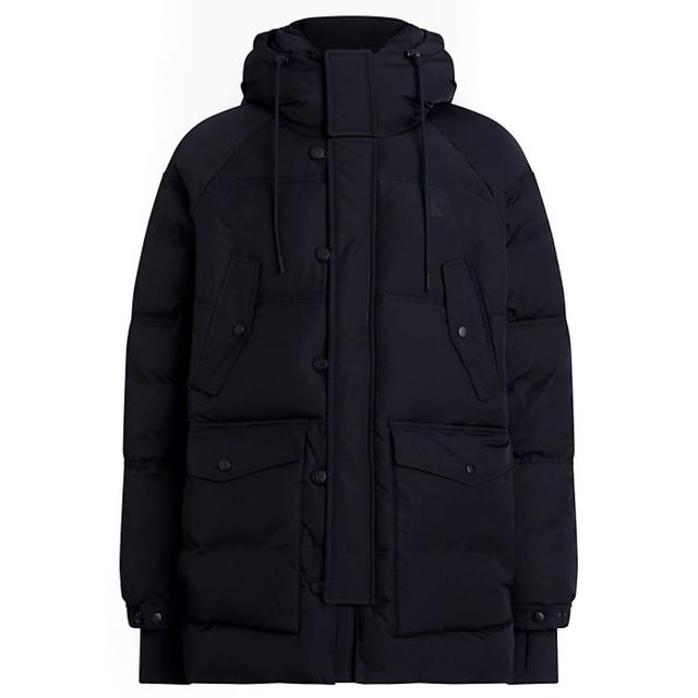 Pūkinė striukė vyrams, Juoda, Non-down technical parka