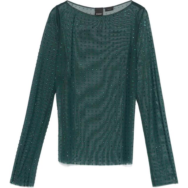 Megztinis moterims, Rožinė, Rhinestone light sweater
