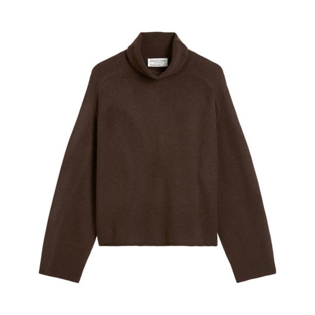 Megztinis su kaklu moterims, Ruda, 510609060267 Turtleneck