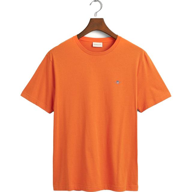 Marškinėliai vyrams, Oranžinė, REG SHIELD SS T-SHIRT