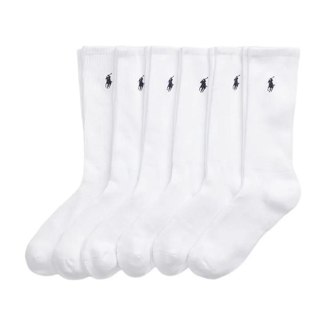 Kojinės vyrams, Balta, Cas crew 6pk-crew sock-6 pack