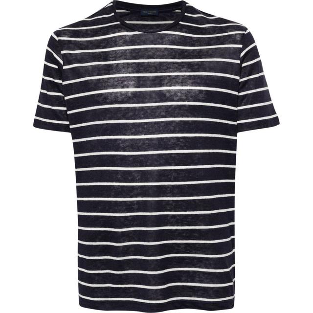 Marškiniai ilgomis rankovėmis vyrams, Mėlyna, linen t-shirt