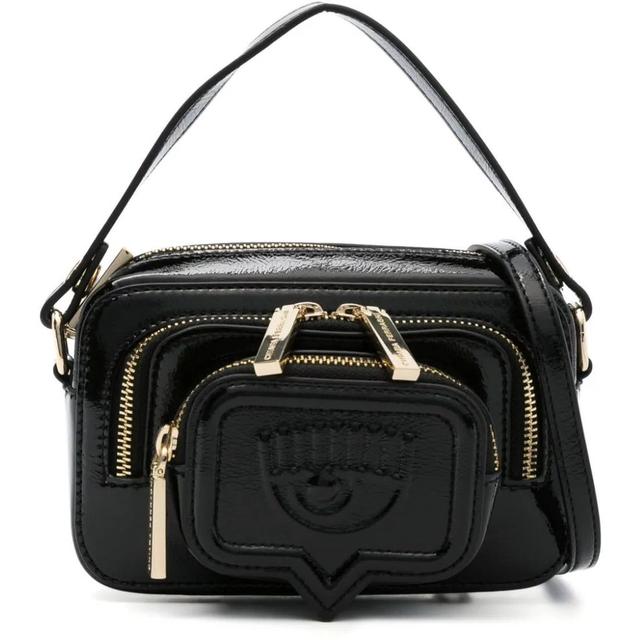 Rankinė per petį moterims, Juoda, Eyelike pocket  crossbody