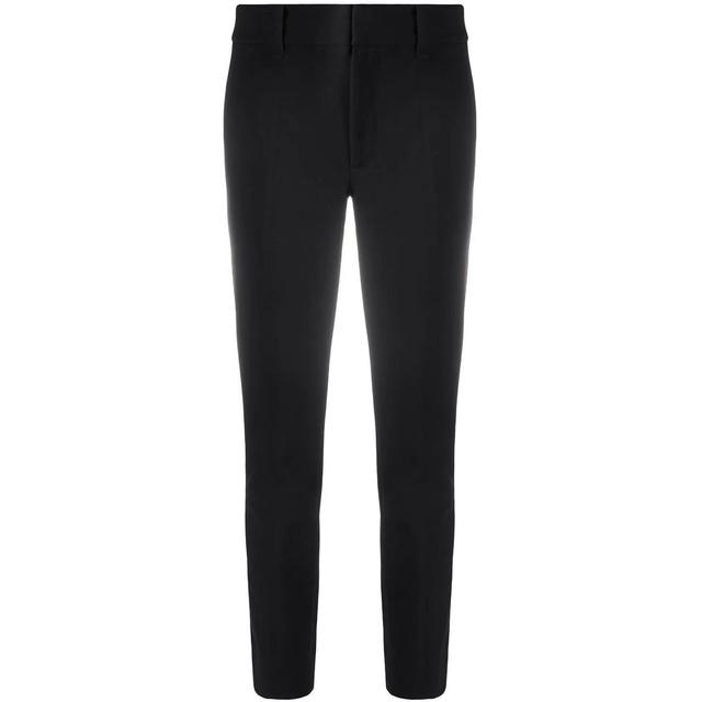 Laisvalaikio kelnės moterims, Juoda, High waist cigarette pant